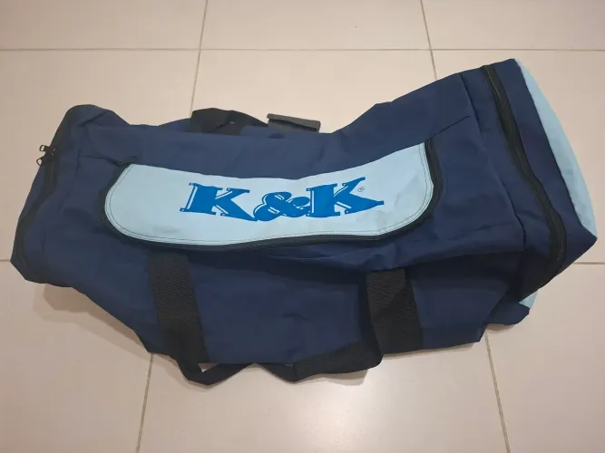 Bolsa mala de viagem antiga da marca K & K raríssima