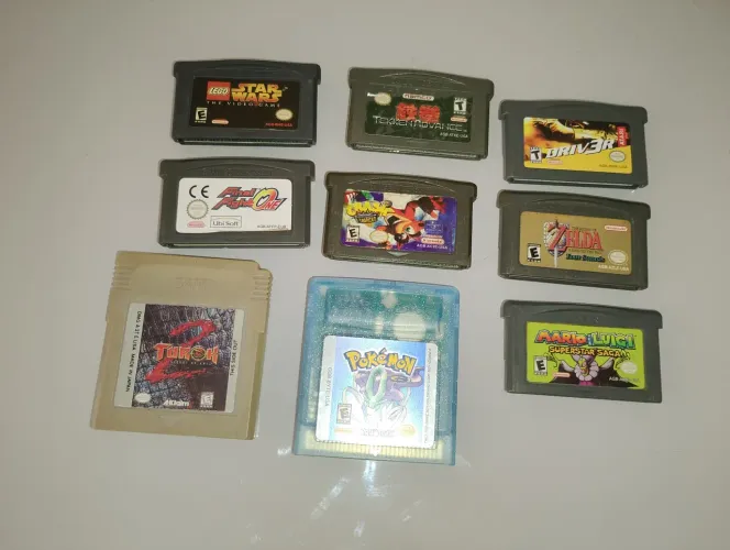 Cartuchos de game boy
