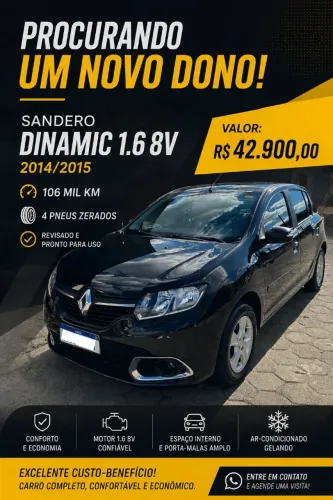 Renault Sandero Dynamique Hi-power 1.6 8V 5P 2015