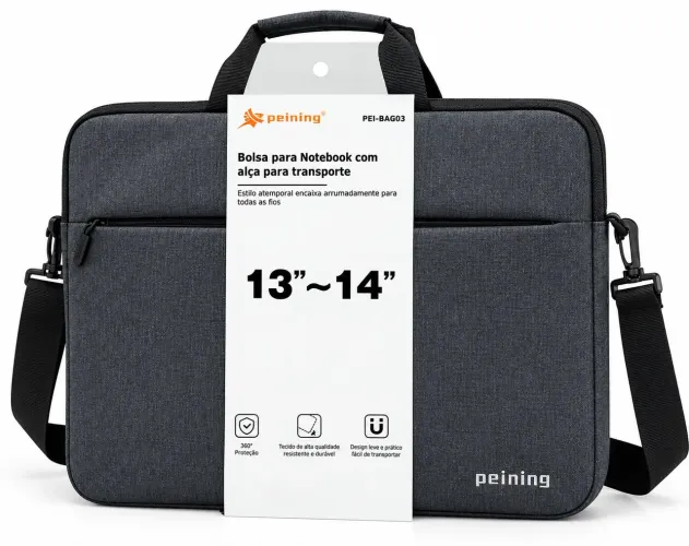 Bolsa para Notebook 13 a 14" Peining com Alça