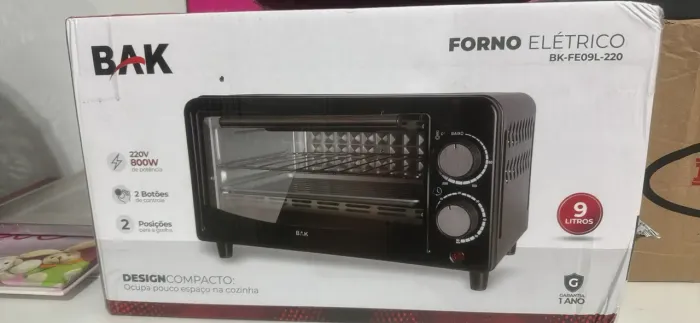 DORNO ELÉTRICO 9 litros NOVO - nunca usado