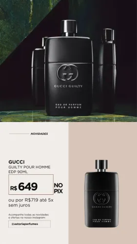 Perfume Gucci Guilty EDP 90ML Lacrado