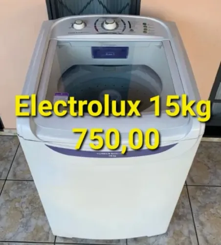Máquina de lavar Electrolux 15kg 110V ENTREGO HOJE