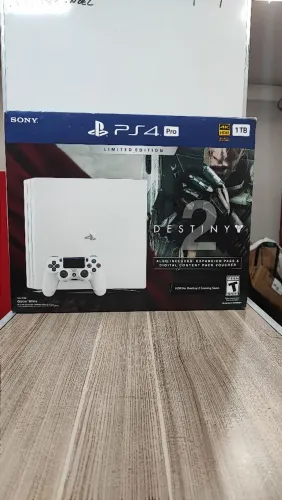 Playstation 4 Pro - Limited Edition - Destiny 2 - item de colecionador 