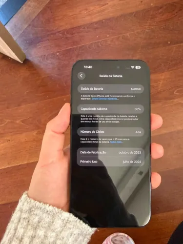 Iphone 15 plus 128 GB preto semi-novo