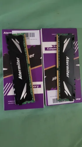 2 Memória ram Atermiter 16gb cada 3200hz (para placa mãe x99)