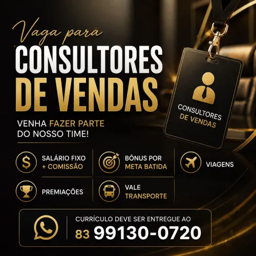 Vaga para início imediato 