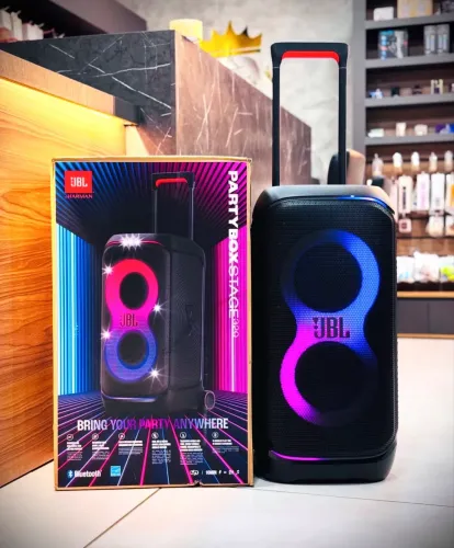 JBL PARTYBOX 320 NOVA, LOJA NO RIOMAR.