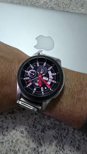 Samsung Galaxy Watch 46mm + Pulseira Metálica + Caixa Original