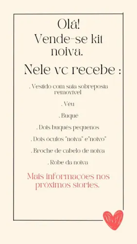 Kit Noiva 