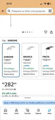 CHUVEIRO ELETRÔNICO