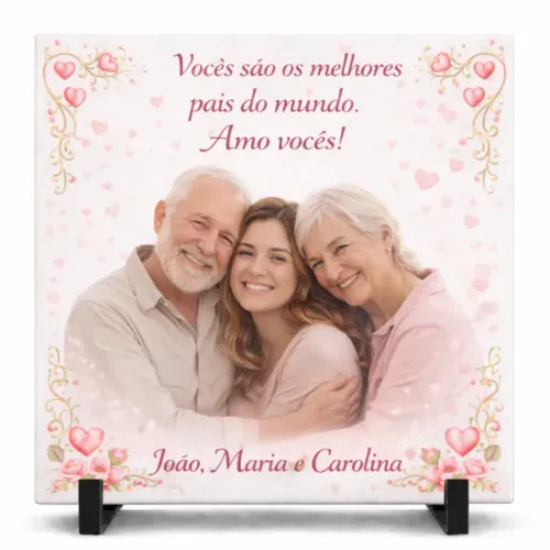 Azulejo com Foto Personalizada 20x20