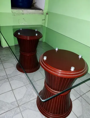 Mesa de vidro temperado à venda