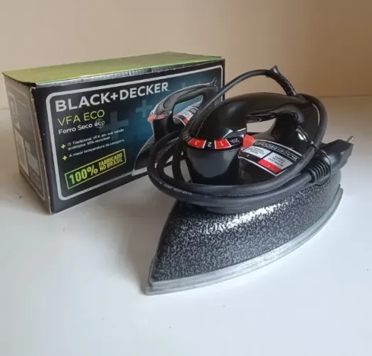 Ferro a Seco Ecológico Black+Decker VFA ECO (Modelo Clássico VFA)