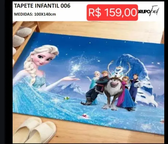 Tapete Frozen infantil (leia a descrição)