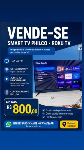 Vendo televisão 32 polegadas, 2 meses de comprada 