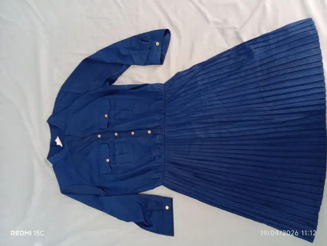 Vestido plissado