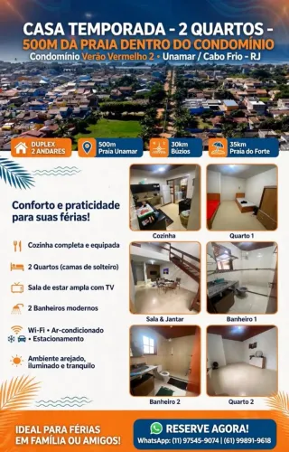 Alugo casa em cabo frio temporada
