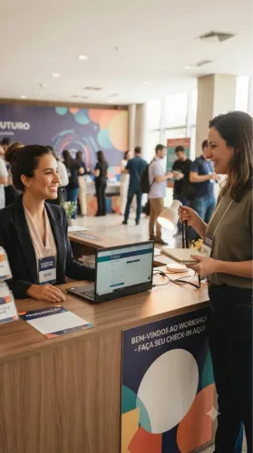 Oportunidade Temporária: Recepcionista para Workshop