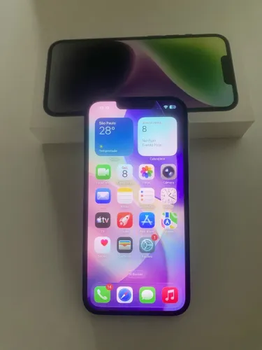 iPhone 14 256 gb todo original acompanha caixinha e capinha