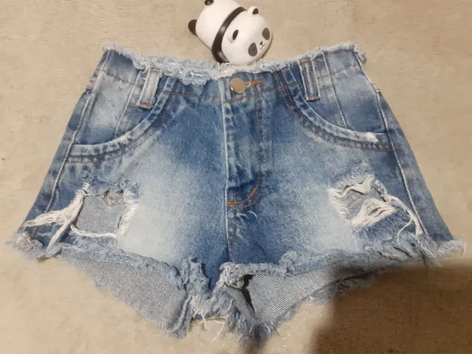 Short jeans infantil 