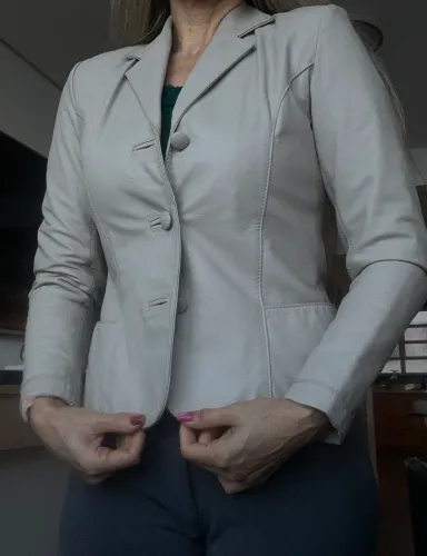 Jaqueta couro legítimo