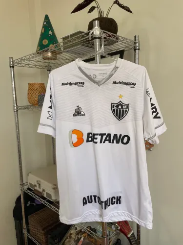 Camisa Atlético Mineiro Branca 2021 Le Coq Sportif - Tamanho M