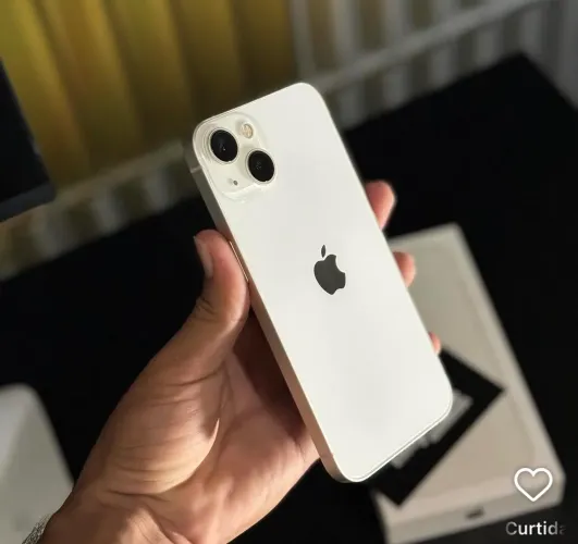 iPhone 13 branco 128GB 6 meses de garantia