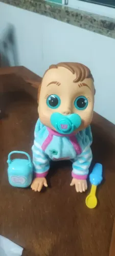 Boneca Softi Baby Engatinha com Acessórios - Ótimo Estado