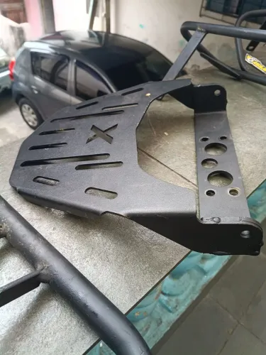 Suporte baú mottu reforçado 