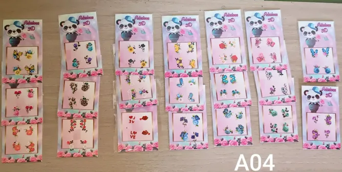 Adesivos de unhas Decoradas 100% Artesanais
