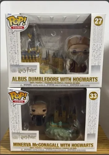 Funko Pop Hogwarts Dumbledore e Minerva