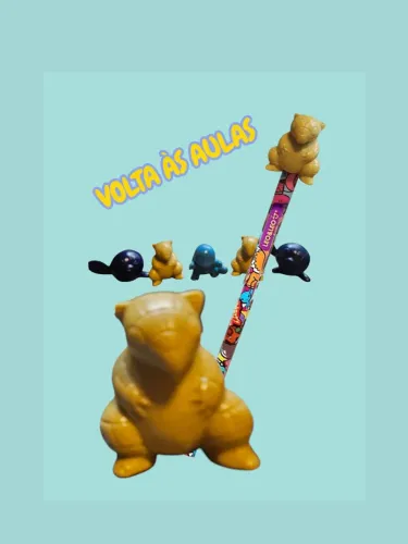 BONECOS POKEMONS ERASERS (DE BORRACHA)