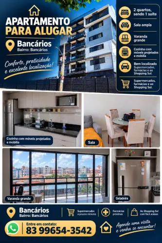 Excelente apartamento nos Bancários 