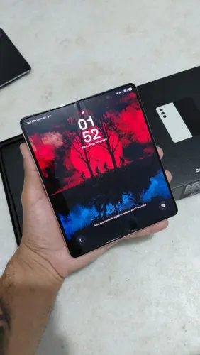 Galaxy Z Fold 5 512GB - Completo! Caixa e Nota ( Troco em Notebook Gamer )
