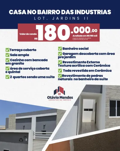casa no bairro das Indústrias - oportunidade João Pessoa - PB