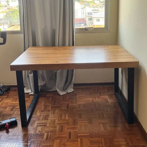 MESA DE JANTAR 6 LUGARES MDF FREIJÓ