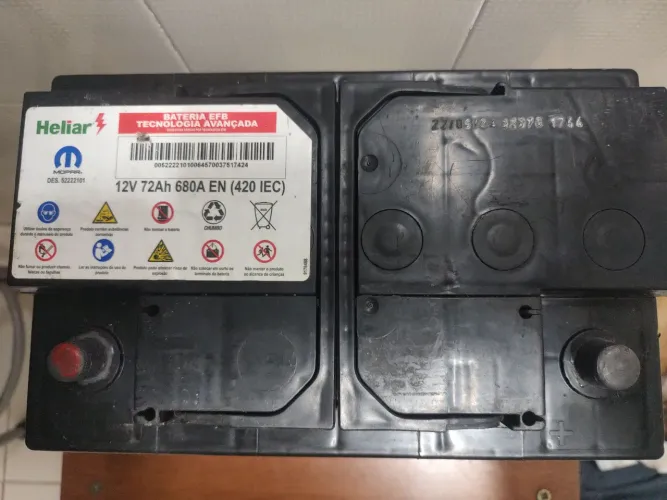 BATERIA HELIAR 72EFB START STOP