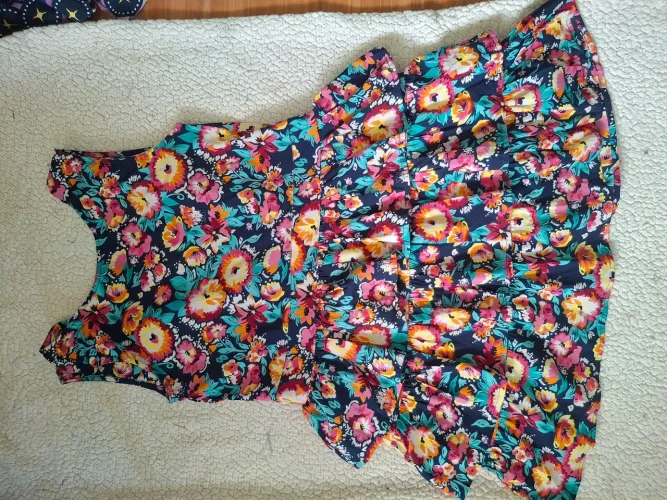 vestido infantil florido 8 anos