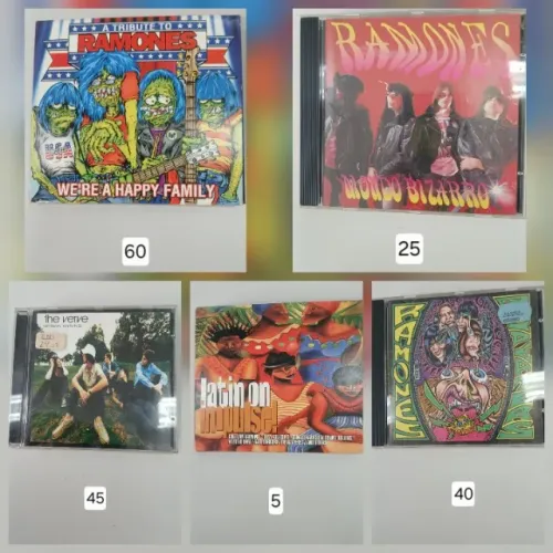 CD's - Ramones, The Verve e Latin on Impulse(jazz)