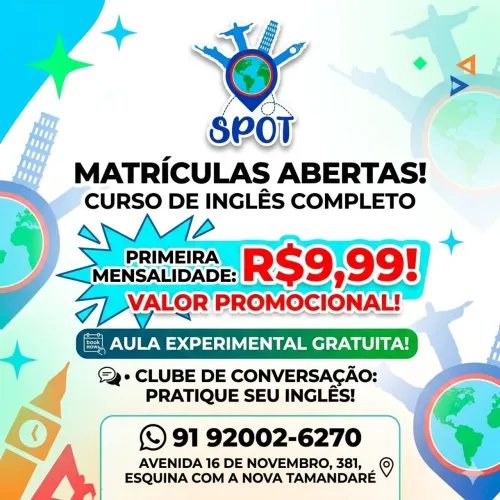 Curso de inglês presencial