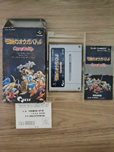 Densetsu no Ogre Battle: The March of the Black Queen Super Nintendo SNES SFC Famicom