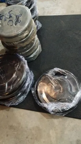 Anilhas vazadas revestida (170kg)