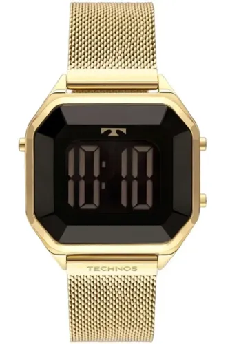 Relógio TECHNOS Feminino Digital Elegance Crystal BJ3851AJ/4P