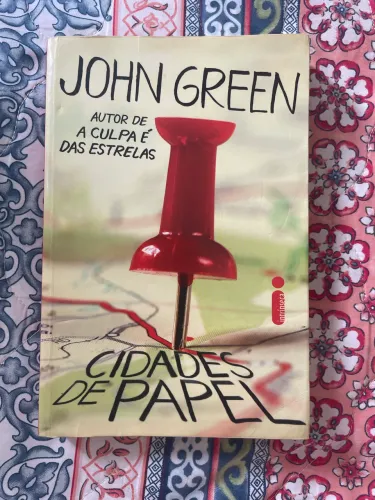 LIVRO CIDADES DE PAPEL - JOHN GREEN