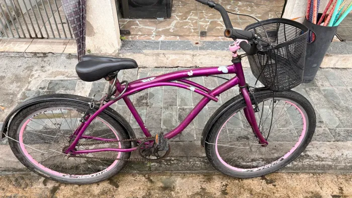 Bicicleta roxa