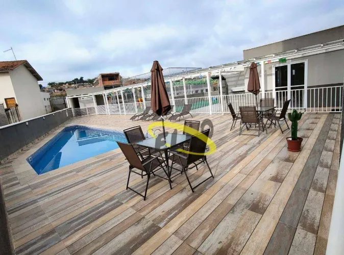 Apartamento com 2 dormitórios para alugar, 46 m² por R$ 1.800,00/mês - Jardim Sandra - Cot