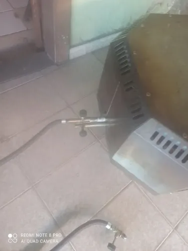 Forno a gás assa pizza em 3minutos 