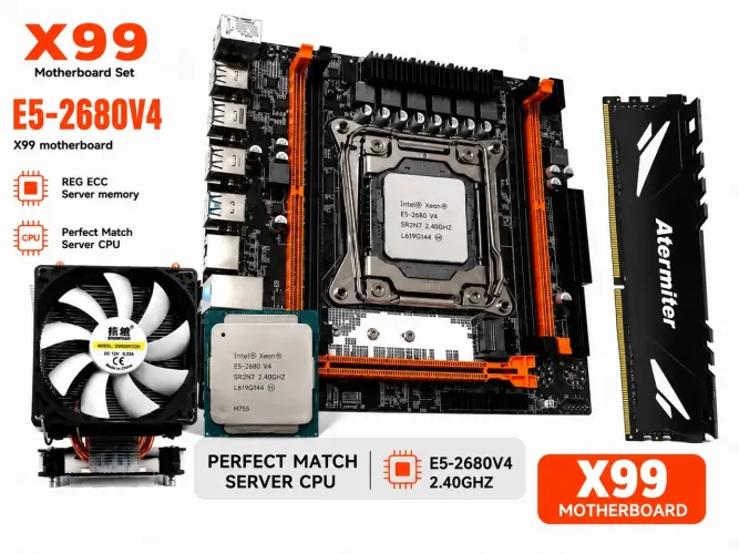 Kit x99 completo  (novo )
