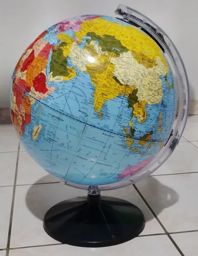 Globo terrestre grande material escolar